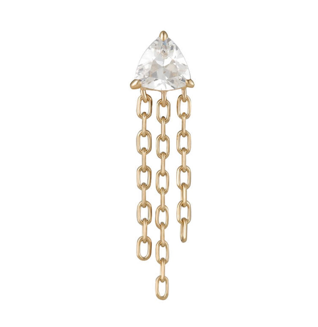 14k gold Elán Dangle Top