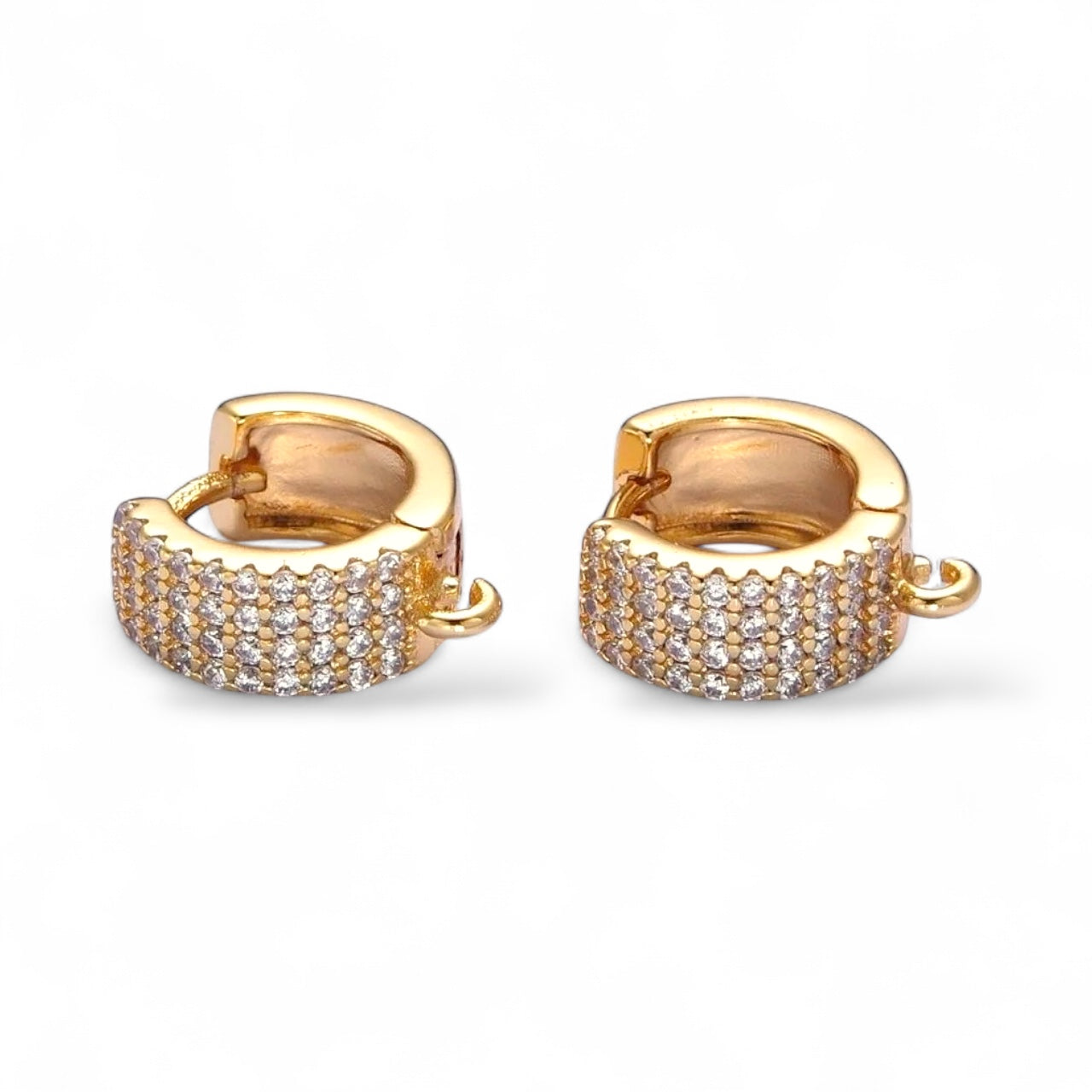 Micro pave Huggies base