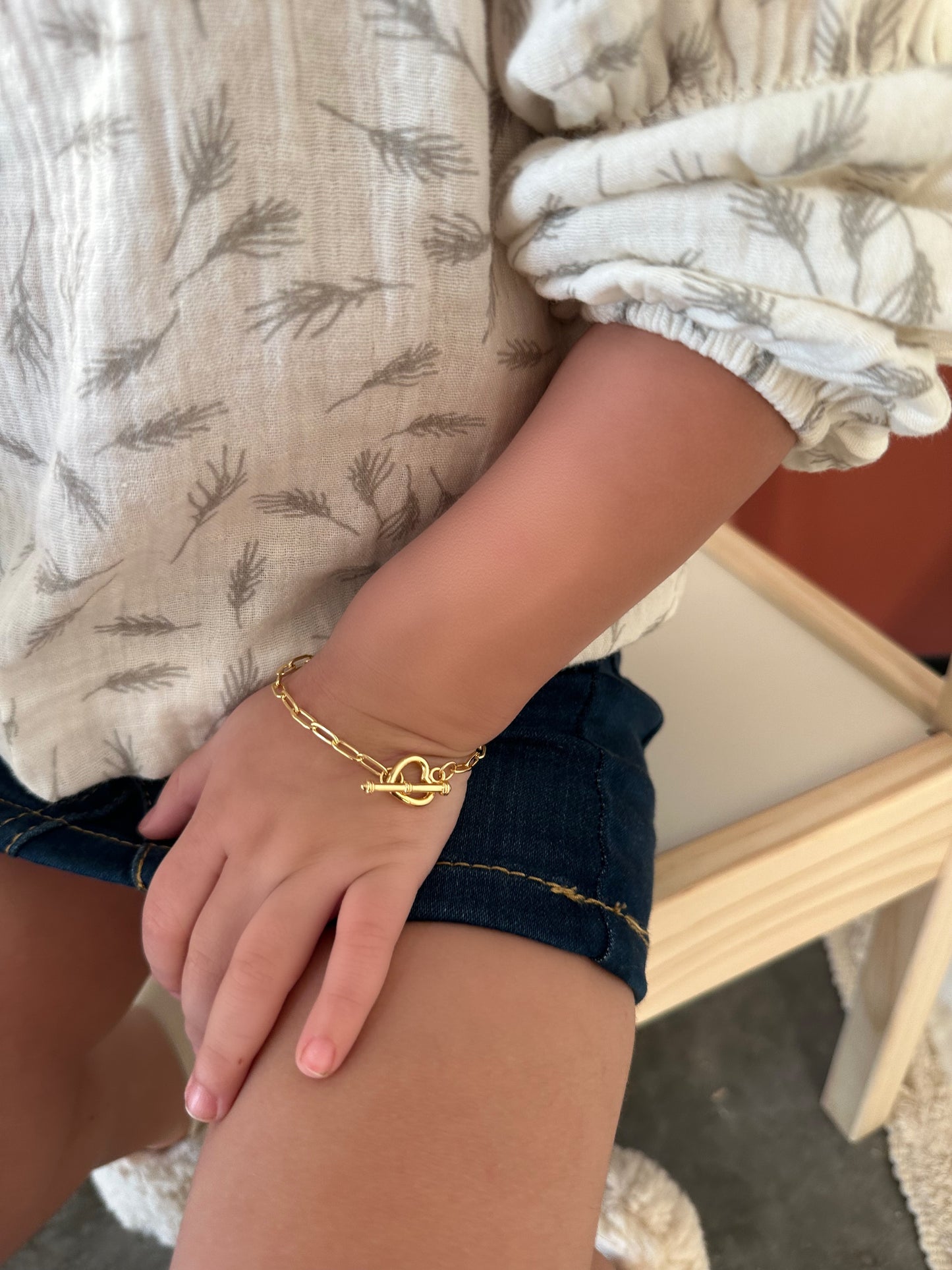 Mini Paperclip Necklace & Bracelet