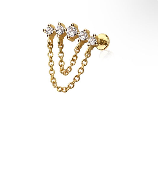 Pave Double Chandelier
