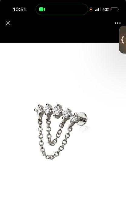 Pave Double Chandelier