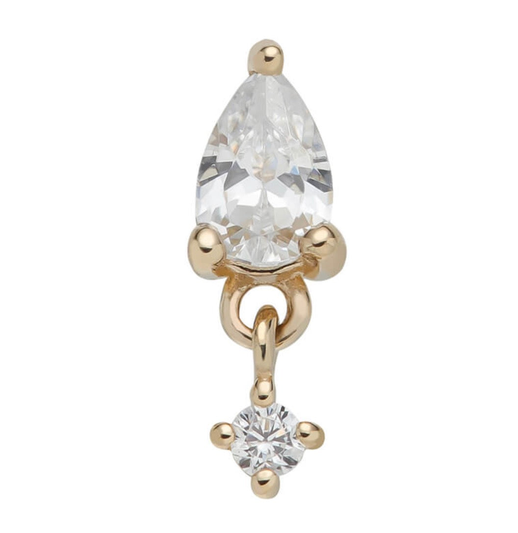 14k gold Petite TearDrop