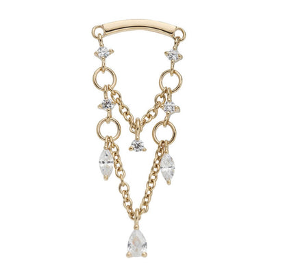 14k gold Paúlette Drop