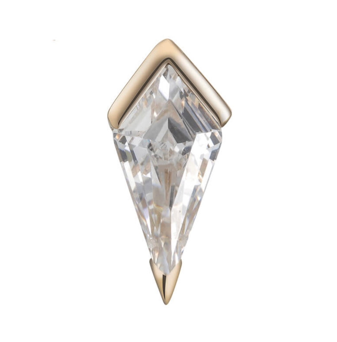 14k Gold Apex Drop