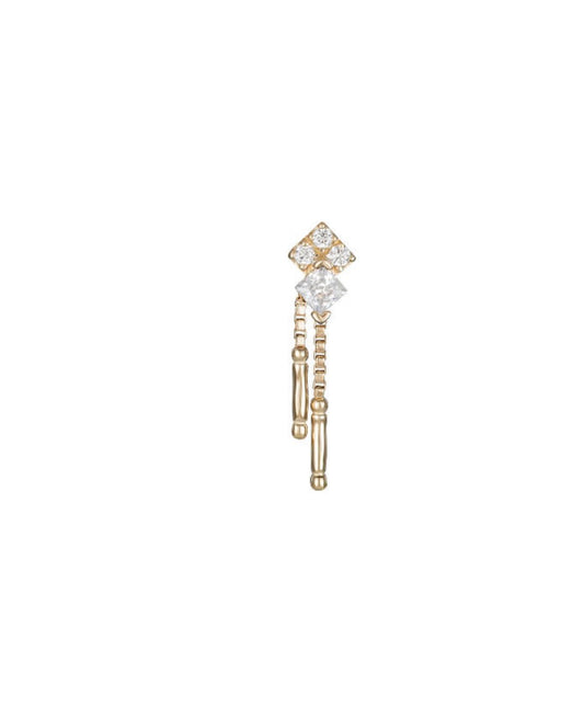 14k gold Vèla Double Dangle