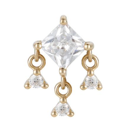 14k gold Trinity Pave