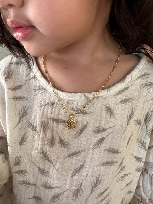 Mommy and Me Baby Butterfly Matching Necklace